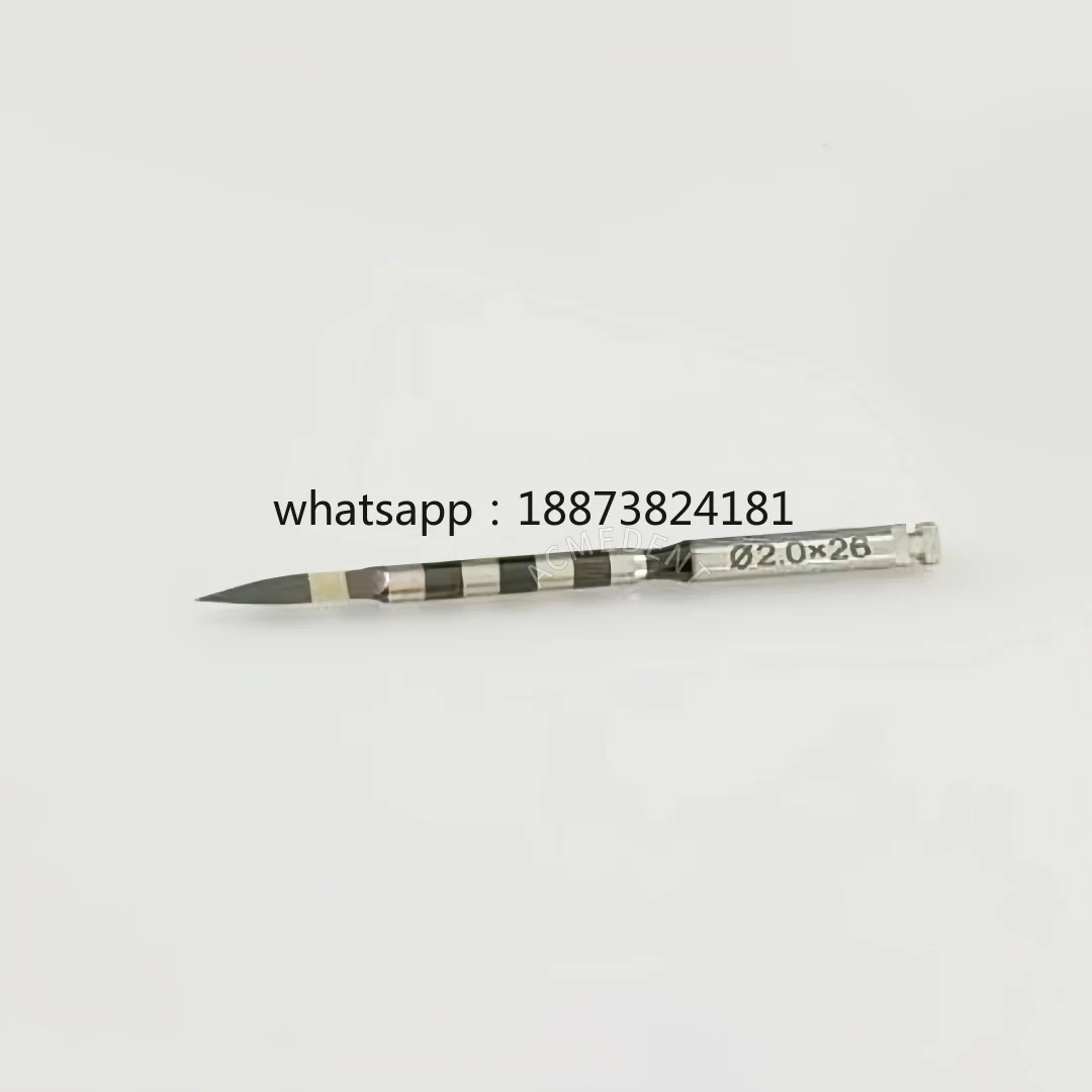∅2.0 Triangular Spade Blade Dental Lance Drill Long Pilot Drills Depth Mark 22mm/26mm fast shipping