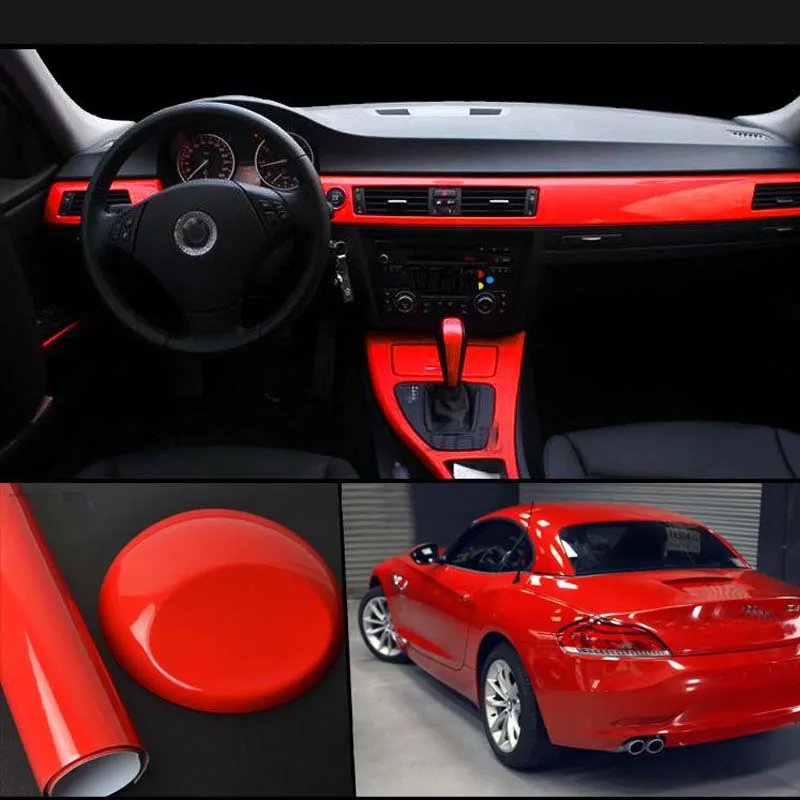 152cm Vinyl-Folienaufkleber Glänzende Karosserie-Folie Aufkleber für Motorrad BMW E46 Tesla Model Y Toyota Auto-Zubehör – Detail 9