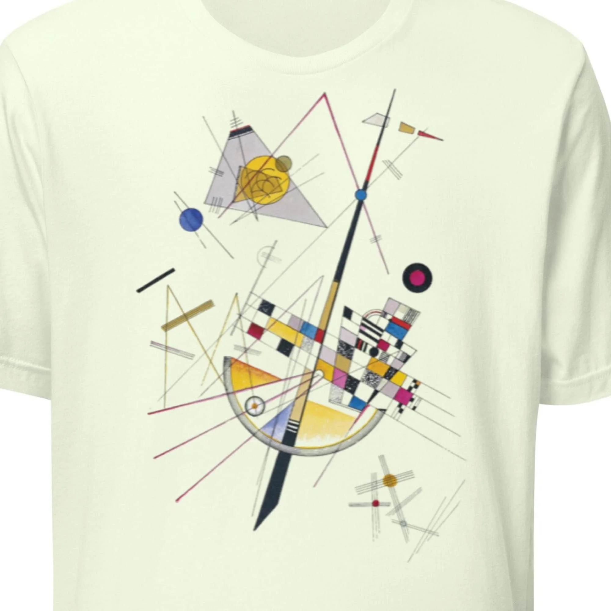 Wassily Kandinsky T-shirt Delicate Tension 1923 Wearable Art Bauhaus Modern Tee Bella Canva Unisex t-shirt