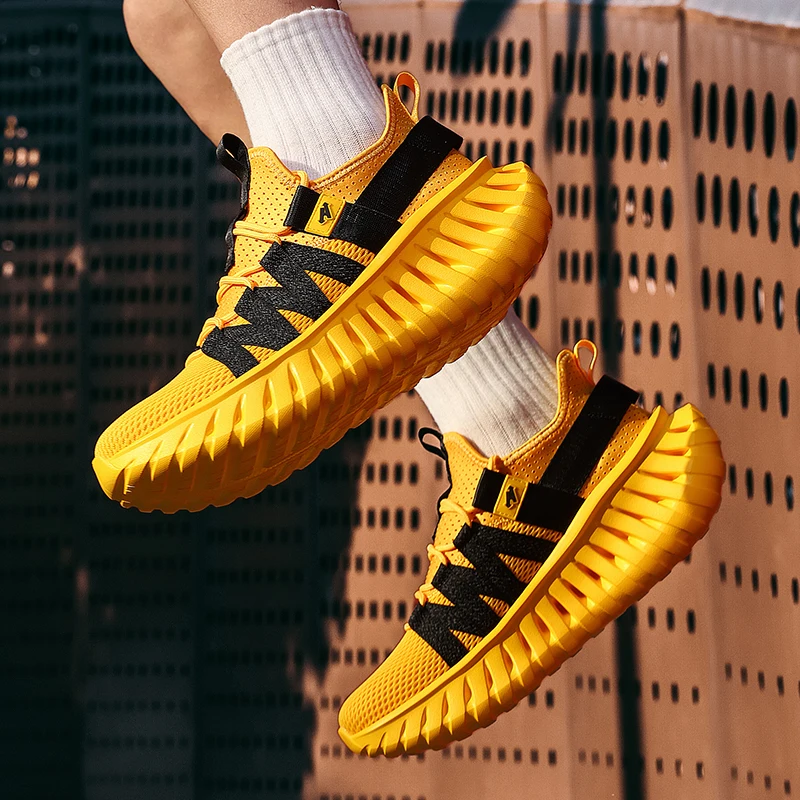 

High-quality Mens Running Shoes Breathable Comfy Outdoor Jogging Brand Design Sneakers Men Versatile leisure walking shoes