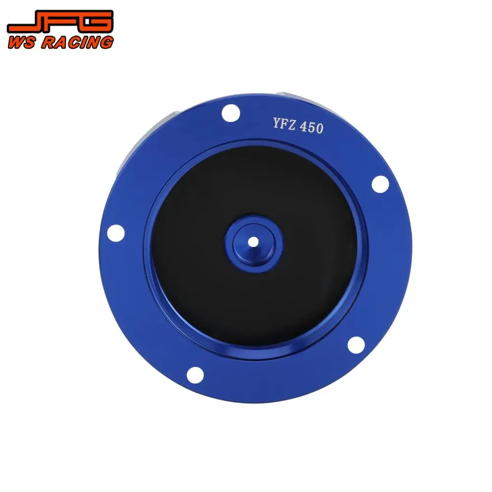 لياماها YFZ450 YFZ 450 مع قبعات تدفق Uni أجزاء ATV CNC الألومنيوم سباق الغاز غطاء خزان الوقود #4