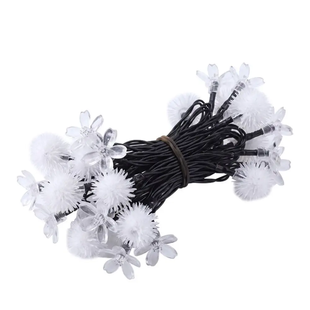 Colored Lights Solar-Powered Light String Solar-Powered Cherry Blossom Design Outdoor Garden Decoration Cherry Blossom Light view 5