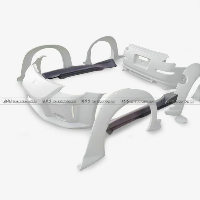 لنيسان 350Z - VS Style ألياف الراتنج جسم عريض محيطي كامل (المصد الأمامي، المصد الخلفي، قوس العجلة، تنورة جانبية) #5