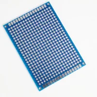Double Blue Sided PCB Kit Board Breadboard 5x7cm Universal PCB Experiment Blue Prototype Circuit Boards DIY 4