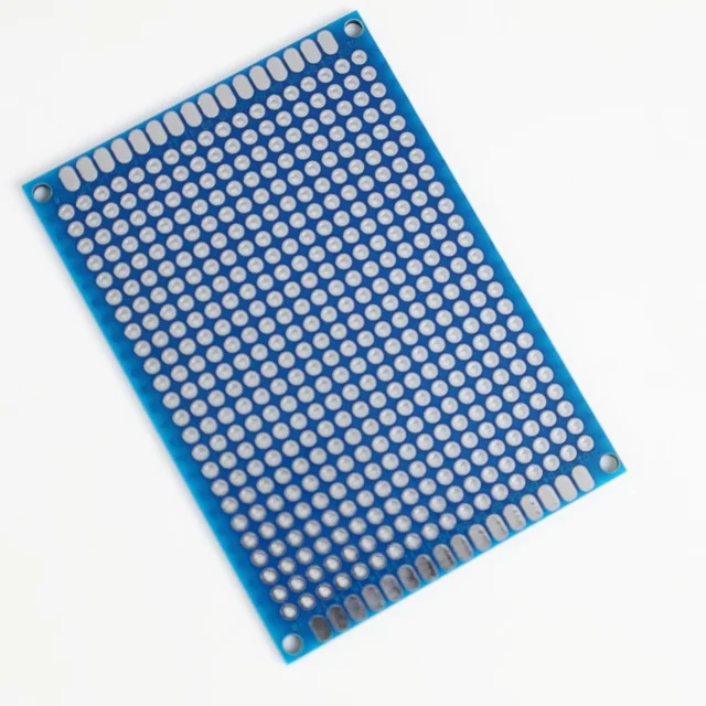 Double Blue Sided PCB Kit Board Breadboard 5x7cm Universal PCB Experiment Blue Prototype Circuit Boards DIY 4
