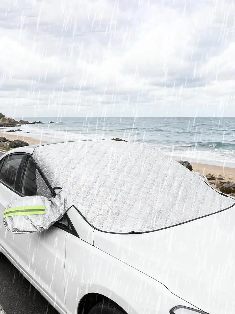 

Чехол на лобовое стекло автомобиля, магнитный, сверхмощный, складной, водонепроницаемый, защита для лобового стекла, зимний морозный щиток для автомобиля, грузовика, внедорожника, автофургона