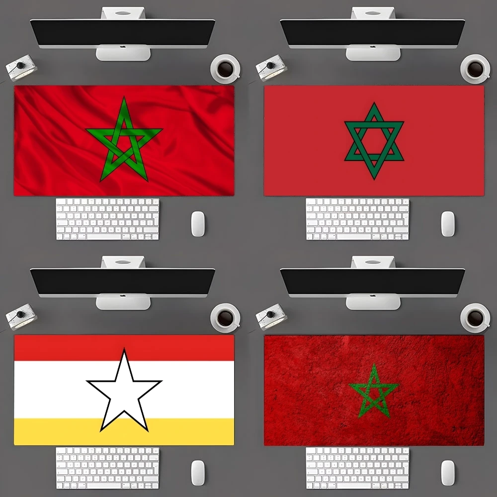 Morocco Flag Mouse Pad 700x400 Large Gaming Gamer Big Mouse Mat Computer Locking Edge MousePad 90x40cm Sell Keyboard Desk