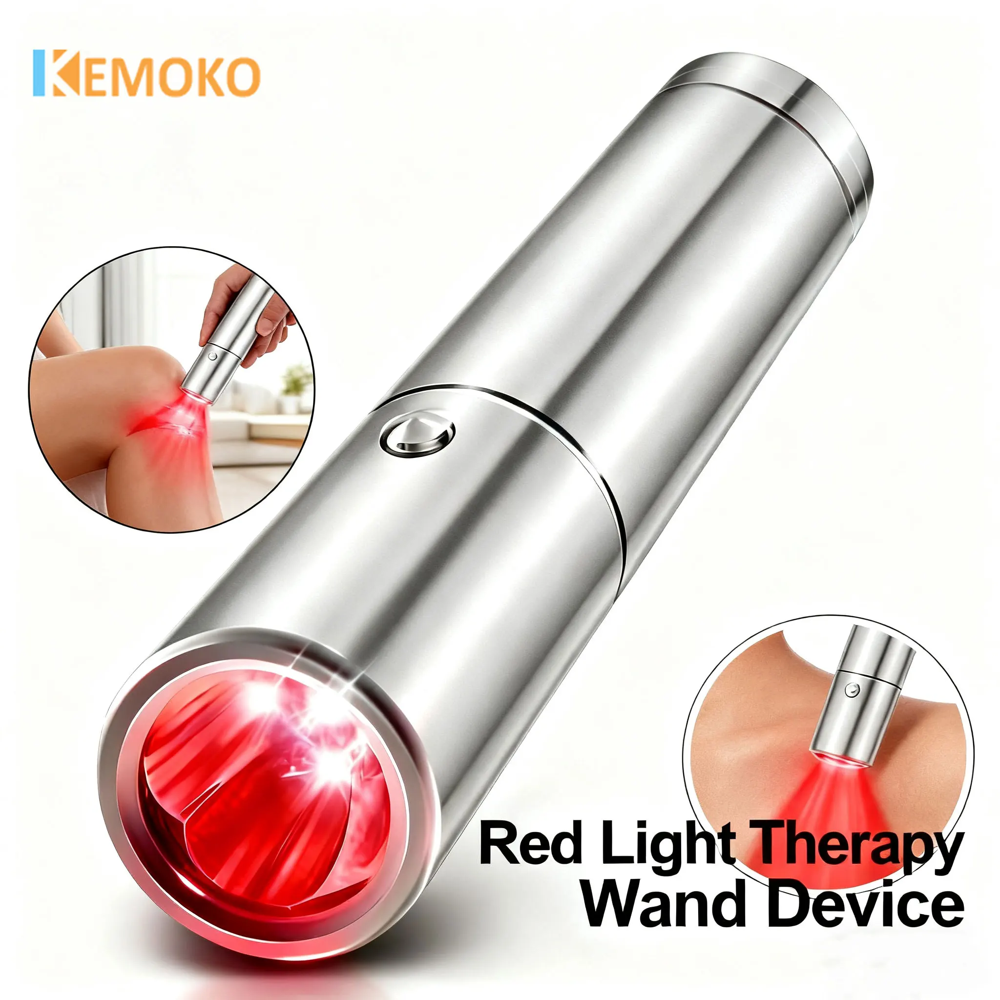 

Red Light Therapy Wand Device for Body Relief, 460+630+660+850+900nm Light Therapy Skin Care Health