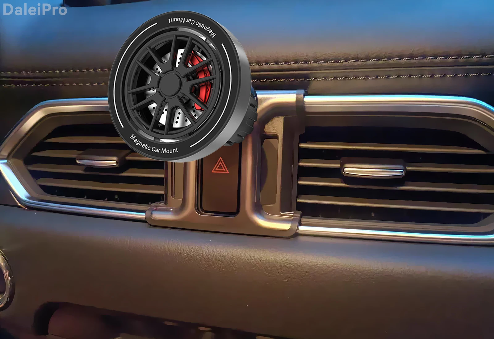 Maßgefertigte Magnetische Handyhalterung mit Luftstromkühlung für Mazda CX5 KF 2017-2023 2024 2025 CX-5, 360° Drehbar ° Schwenkbare Halterungsbasis – Detail 7