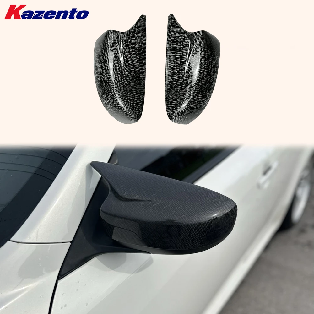 

For Infiniti G37 2 Door Coupe 2008-2013 KZ Style Honeycomb Carbon Fiber Side Mirror Cover