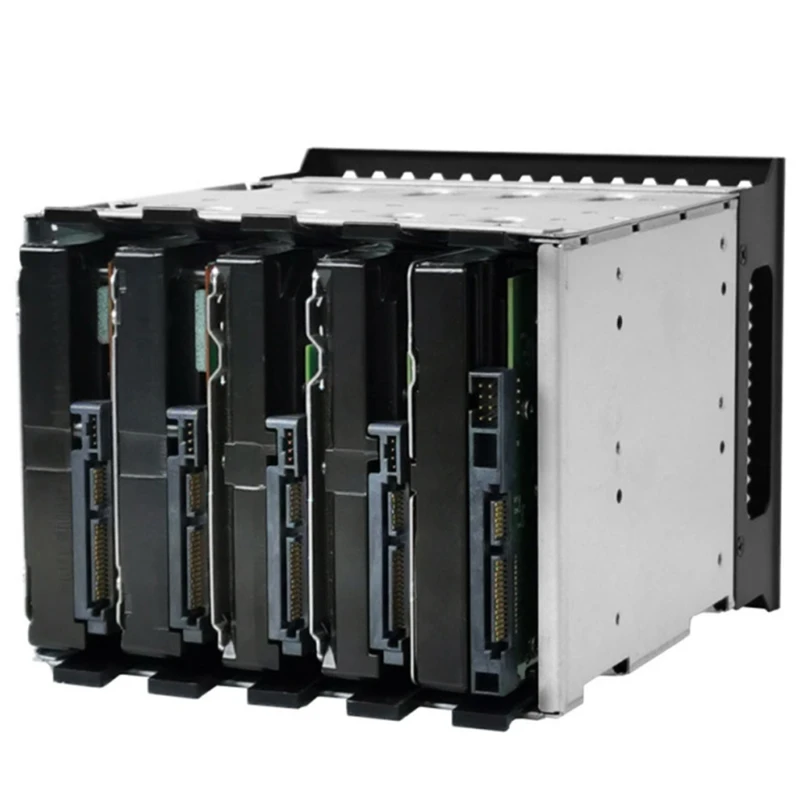 ステンレス鋼 5x3.5 インチ HDD ケージラックハードドライバートレイハードドライブケージ