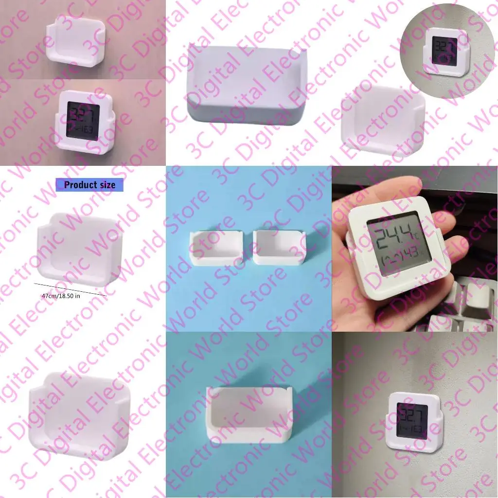 Platz sparende Kunststoffmontage -Klammern Feuchtigkeitsanzeige für Thermometer 2 Hygrometer