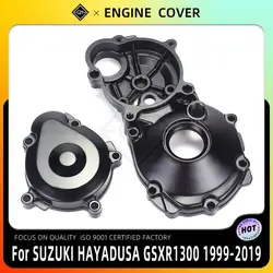LQYL Motorcycle Engine Starter Cover Crankcase For SUZUKI Hayabusa GSX1300R 1999 2000 2001 2002 2003 2004 2005 2006 2007-2019