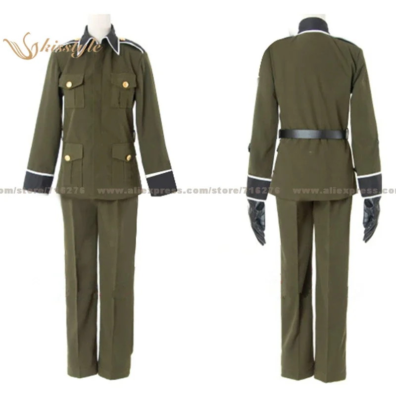 

Kisstyle Fashion Hetalia: Axis Powers Ludwig Германия Униформа COS Одежда Косплей Костюм, принимаются по индивидуальному заказу