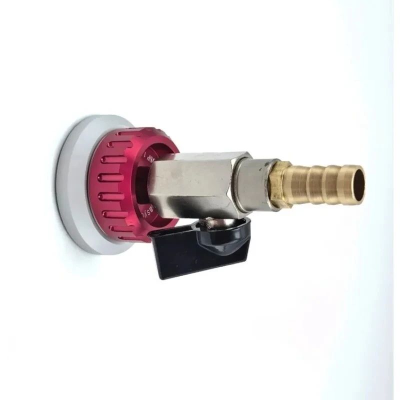 1Set Self Sealing Metal Vacuum Valve Nozzle Reusable Vacuum Bag Connector for Prepreg Process Fiber Resin Infusion