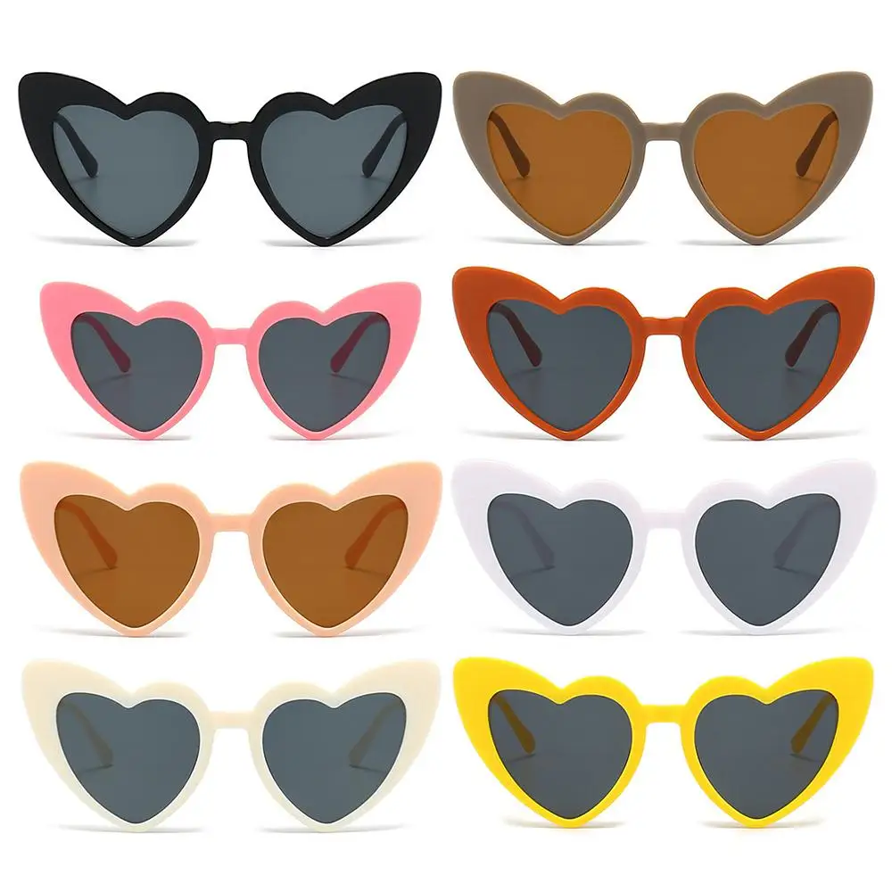 Cute Heart-Shaped Pink  Sunglasses Heart Sunglasses Toddler Sunglasses Glasses
