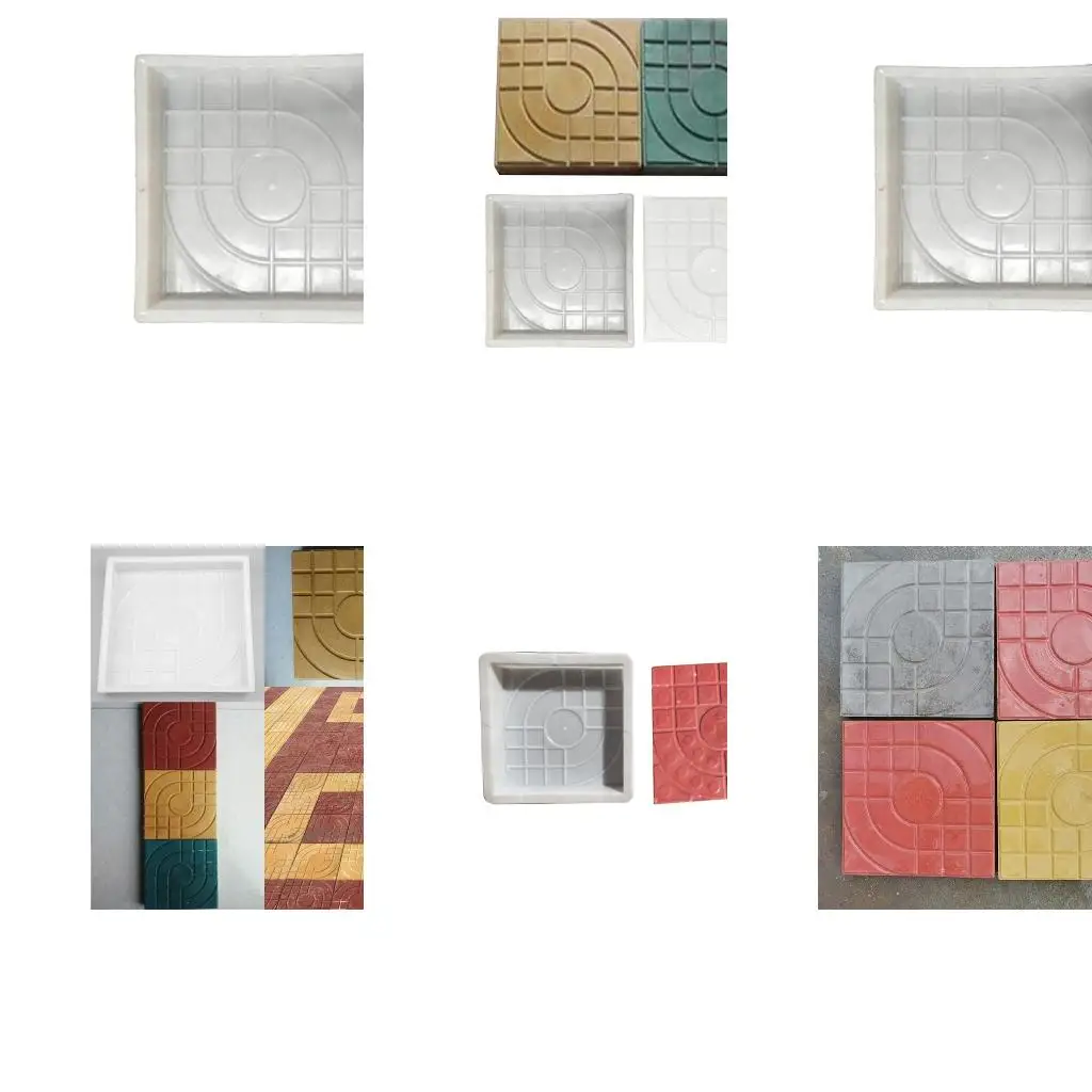  Plastic Paving Mold Making Paving Home Garden Floor Road Concrete Stepping Home