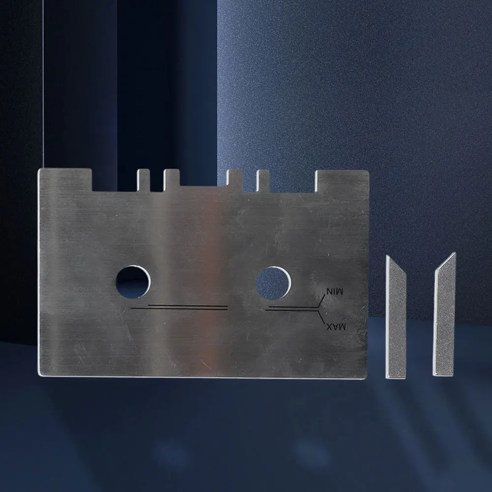 

Metal Guide Set Mechanical Alignment High Accuracy Guide Gauge Kit with 2pcs Check Bar Aluminum Alloy Easy To Install