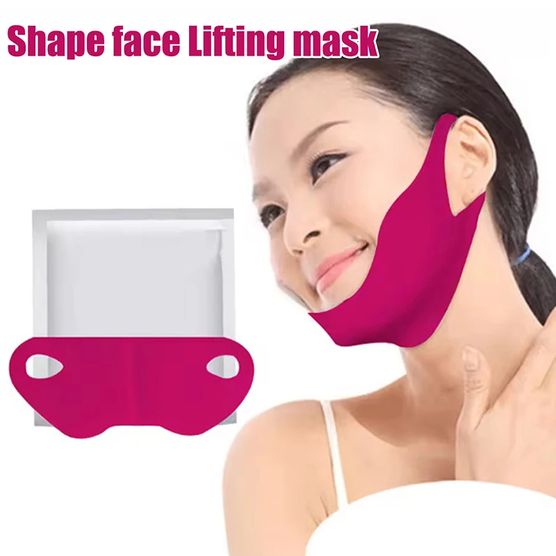 VシェイパーVラインリフティングマスク フェイスリフティング 顎頬痩身バンデージ しわ防止ストラップバンド スリーピングマスク 美容健康