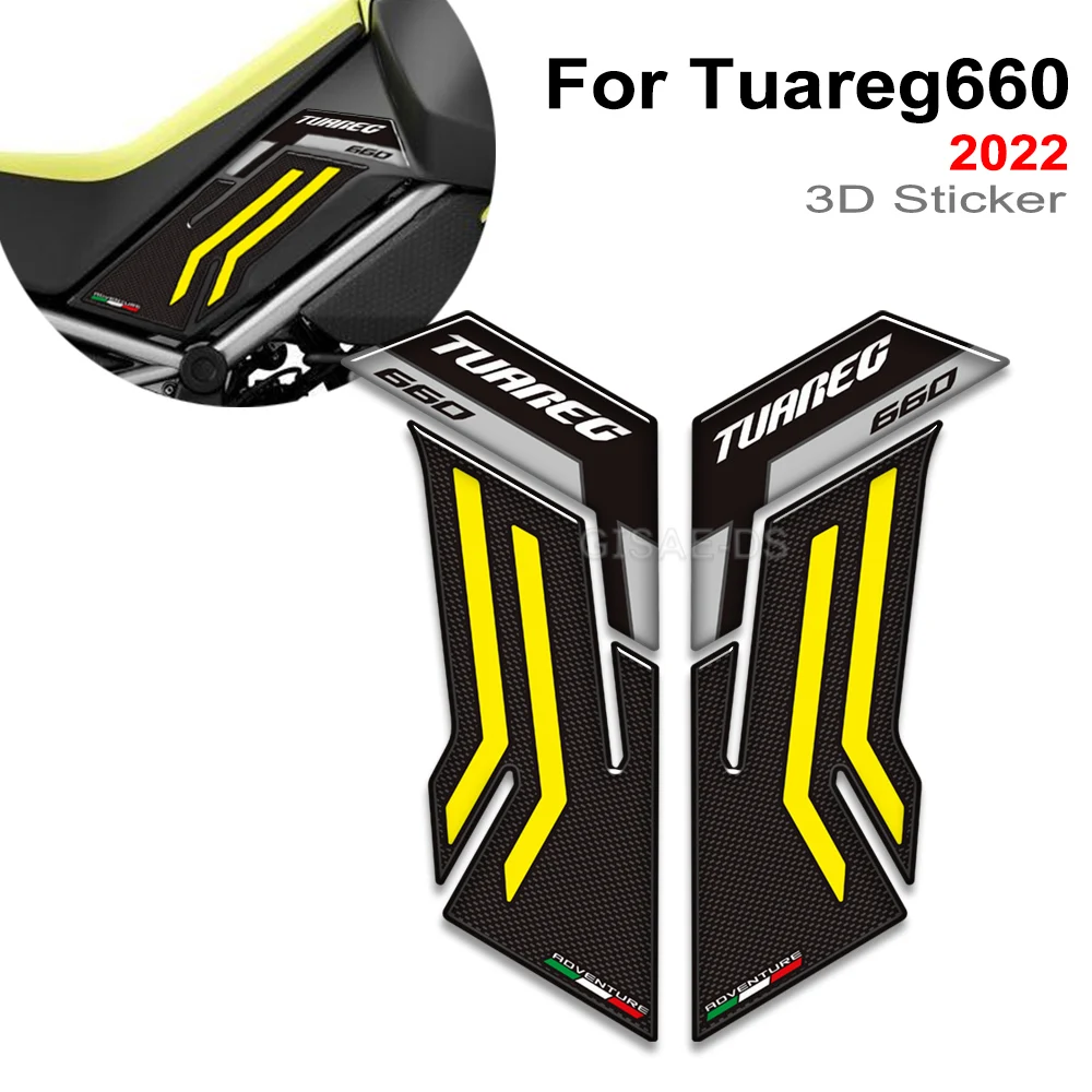 For Aprilia Tuareg660 Tuareg 660 2022 Motorcycle Tank Pad Grips Gas Fuel Oil Kit Knee Protector Stickers Decals