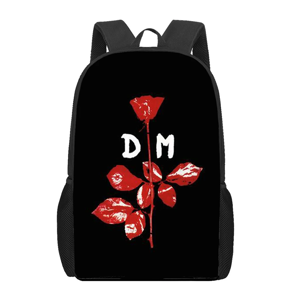 Depeches Mode Band 3D Print Torby szkolne dla chłopców Dziewczęta Studenci Bookpacks Nastolatek Plecak na laptopa Kobiety Mężczyźni Plecak podróżny