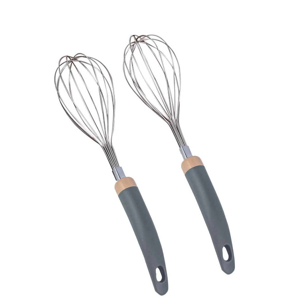 1pc Stainless Steel Egg Beater Hand Mixer Push Whisk Blender For Home Baking Cream Milk Frother Kitchen Tool