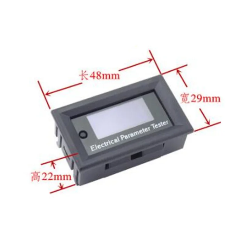 20A/100V OLEDVoltmeter Ammeter Head  Temperature Timer Battery Capacity Test