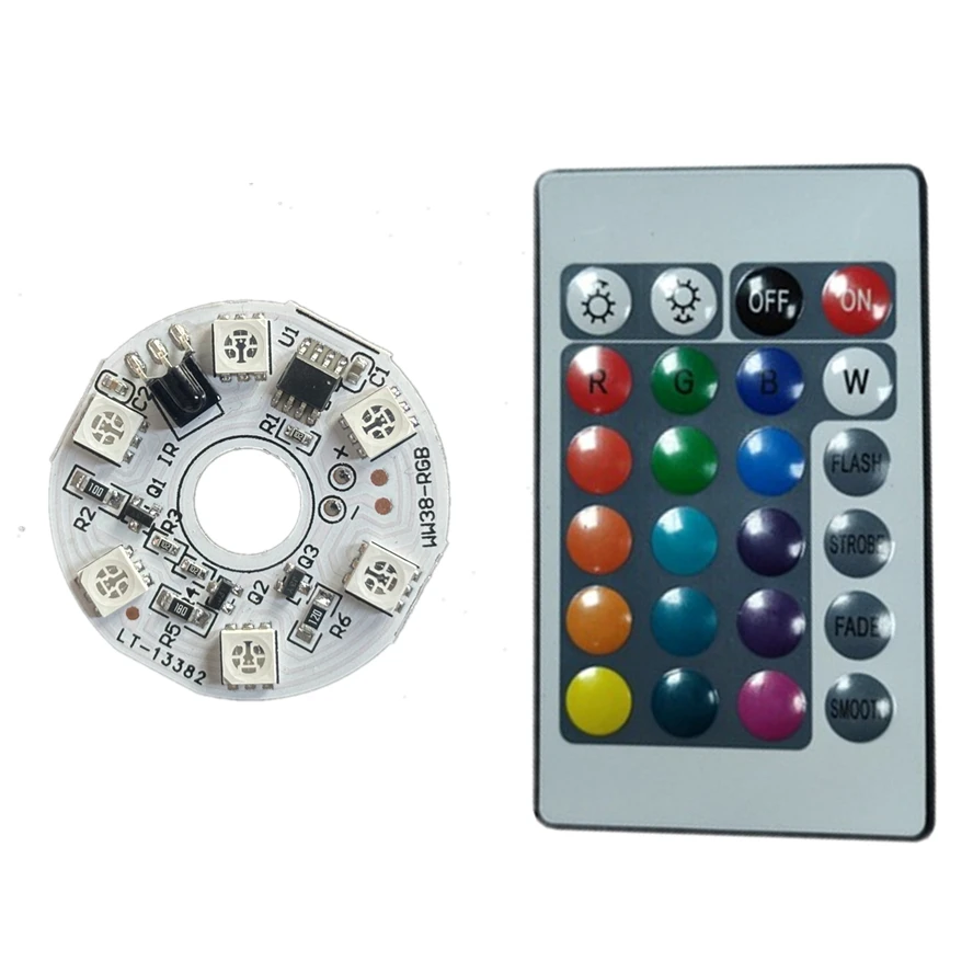 5V RGB Wireless Car Ambient LED Strip Kit