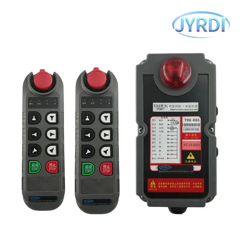 TRK-R6S R8S Single Speed Industrial Wireless Radio Crane Remote Control switches Hoist overhead bridge Crane Controller