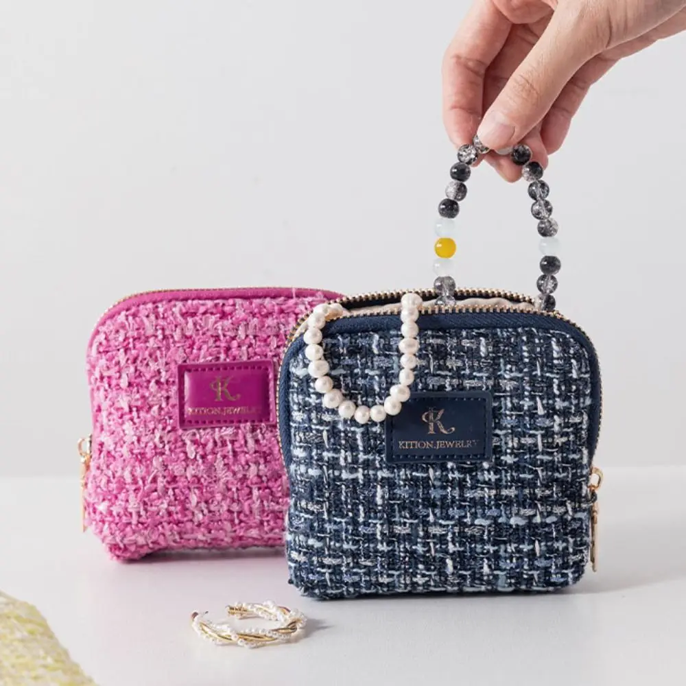 

Multi-layer Jewelry Packing Bag Earrings Rings Bracelet Necklace Jewelry Storage Bag Organizer Large Capacity