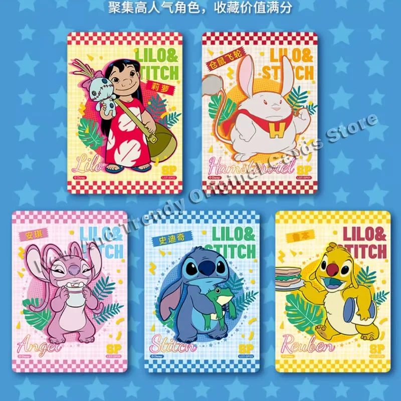 Card. Fun Acg Originele Disney Lilo & Stitch Limited Edition Kaart Collectible Kinderen Blind Box Vakantie Cadeau Speelgoed