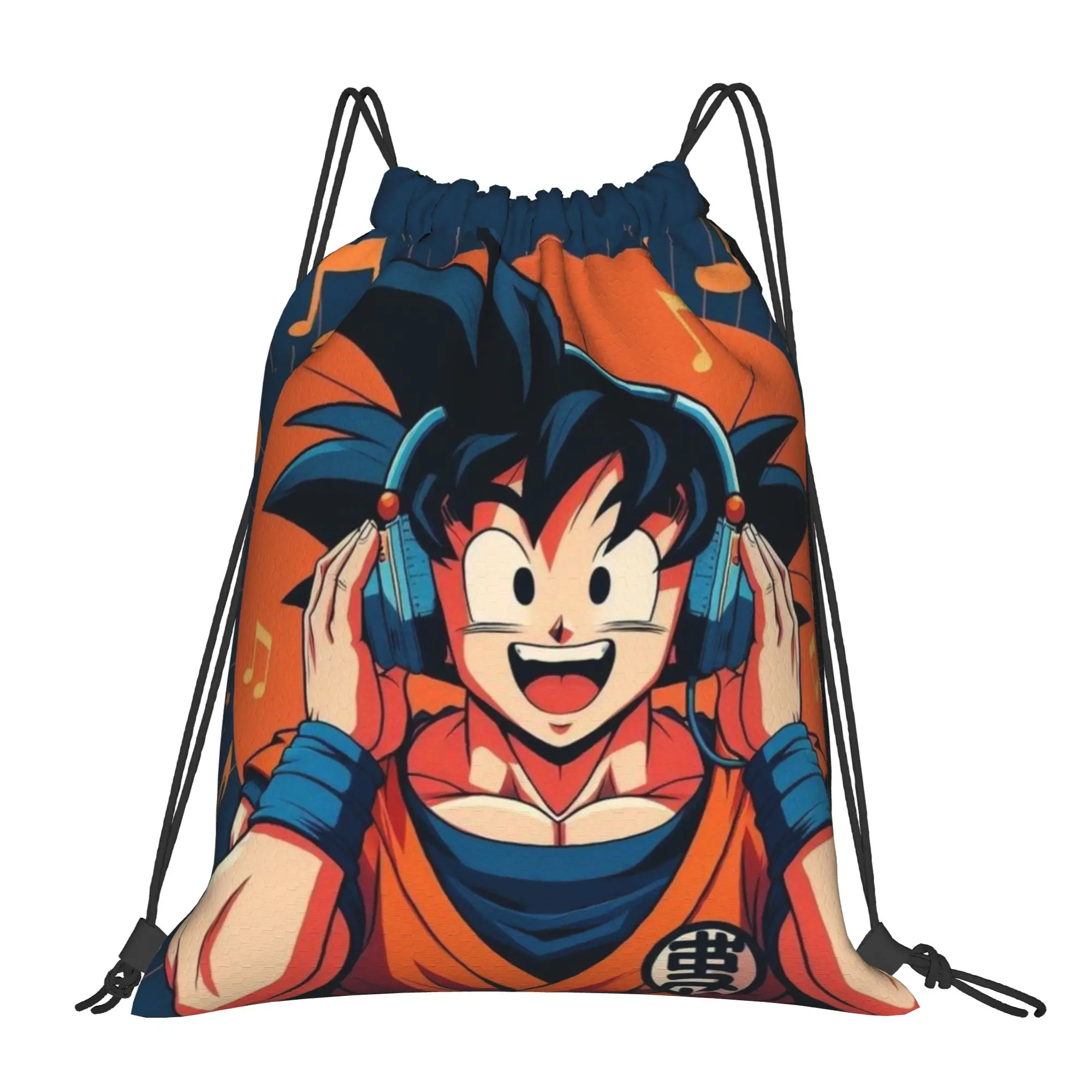 

Son Goku Smile Dragon Ball Multi-function Pocket Men Women Storage Backpack Teenager Travel Bag Print Drawstring Bags