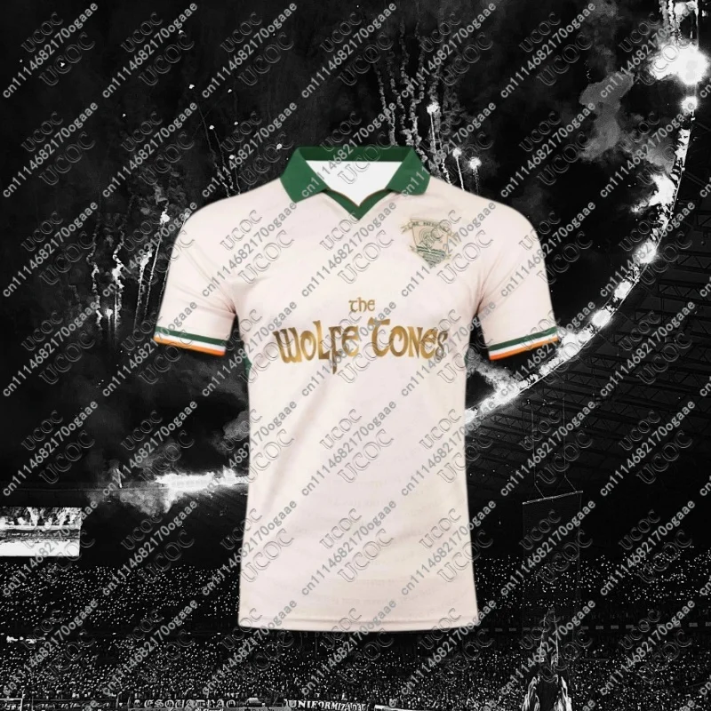 2026 New Mens Kids Boys Ireland Adult Male Breathable Football Jersey Away Game Sport S‑St Patricks Quick‑drying Top Tee
