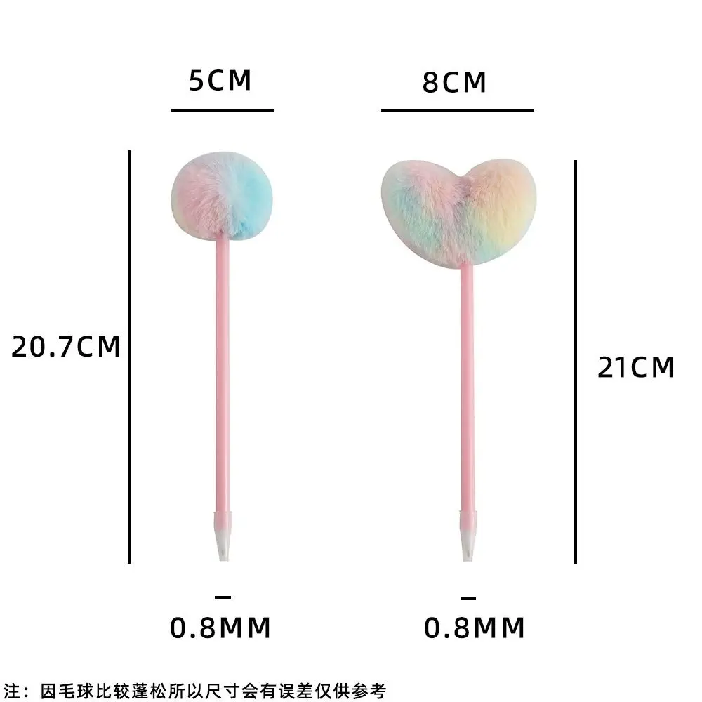 어린이용 뉴트럴 젤 펜, 손글씨 빠른 건조 플러시 볼펜, 부드럽게 쓰기, 창의적인 학생 젤 펜