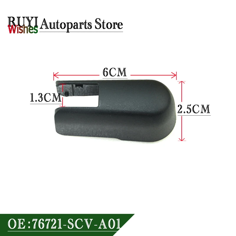 New 76721-SCV-A01 76721SCVA01 Rear Wiper Arm Nut Cap Cover for Honda CR-V Element Odyseey Acura MDX RDX TSX 2011-2017