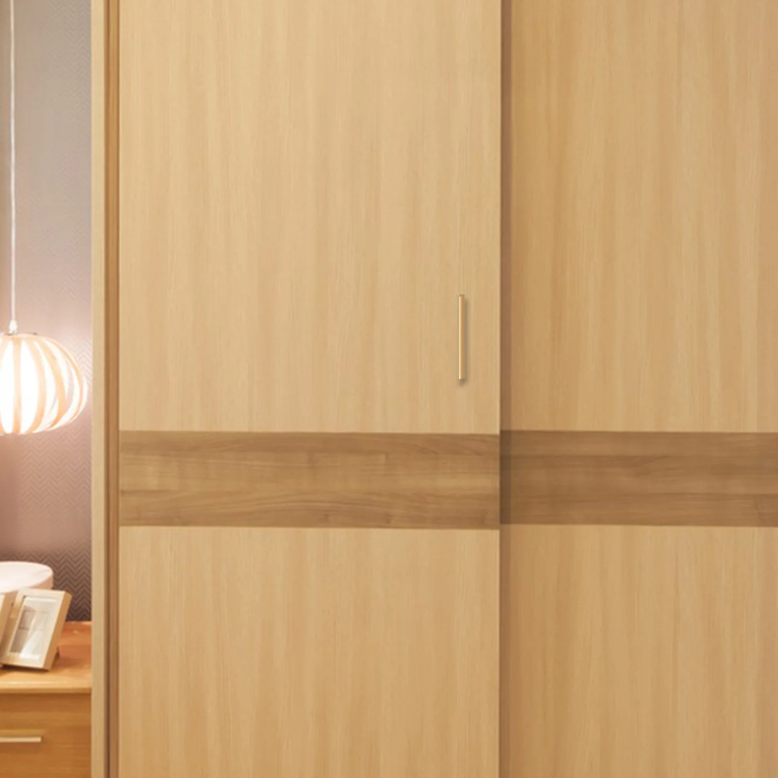 

Hidden Handle For Cabinet Door Drawer Pulls No Drill Easy Install Modern Ergonomic Design Metal Closet Handles Dresser Pulls