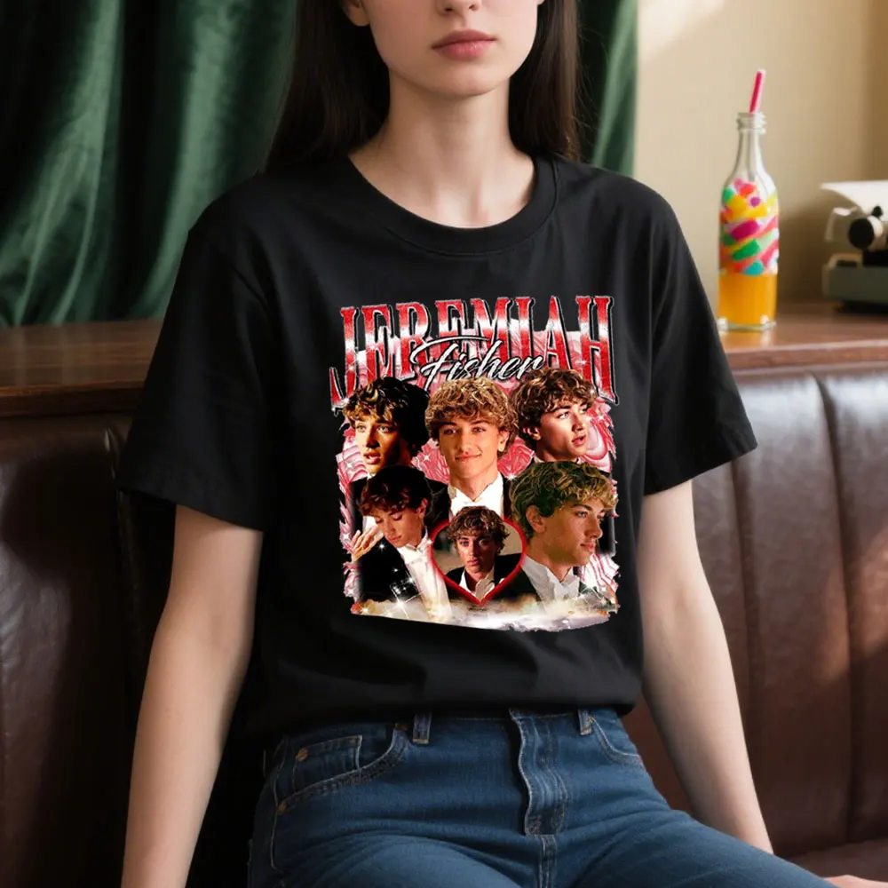 Jeremiah Fisher Wedding CottonTShirt TSITP Formal Scene Tee The Summer Turned Pretty Merch Team Jeremiah Fan Gift Women Clothing