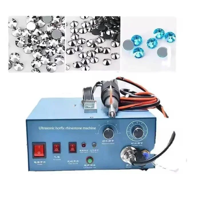 110v-220v Wholesale Price Ultrasonic Rhinestone Setting Machine Hot Fix