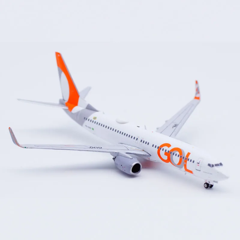 XX40133 hadiah Pesawat koleksi logam campuran JC Wings 1:400 GOL Linhas Aereas menjulang B737-800 Diecast Model pesawat PR-GUQ dengan dudukan