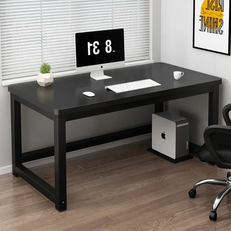 مكاتب مكتب صينية جديدة عتيقة من الخشب الداكن للألعاب طويلة مستقيمة لصياغة مكاتب الكمبيوتر ملحقات الزاوية أثاث Escritorio #4