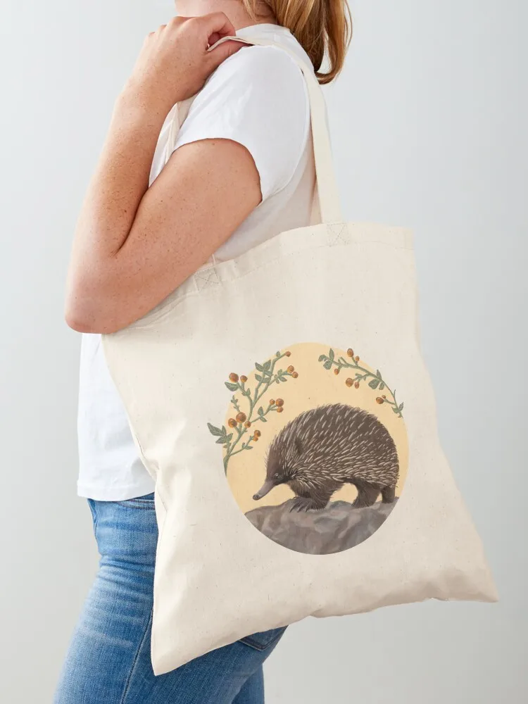 

Echidna (Spiny Anteater) Tote Bag woman shopping bag custom canvas bag Canvas tote woman