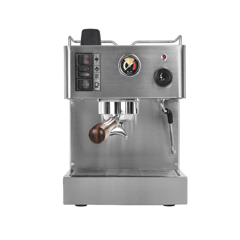 

Commercial 9bar Extraction Semi-Automatic Espresso Coffee Machine Stainless Steel Coffee Making Equipment for Household
