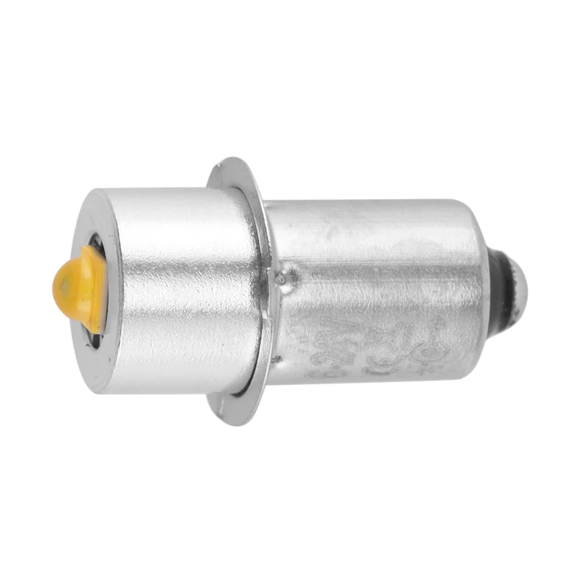 Lampadina per torcia Lampadina di ricambio a LED in metallo per esterni ad alta luminosità Escursionismo Campeggio Pesca 6-24V P13.5S