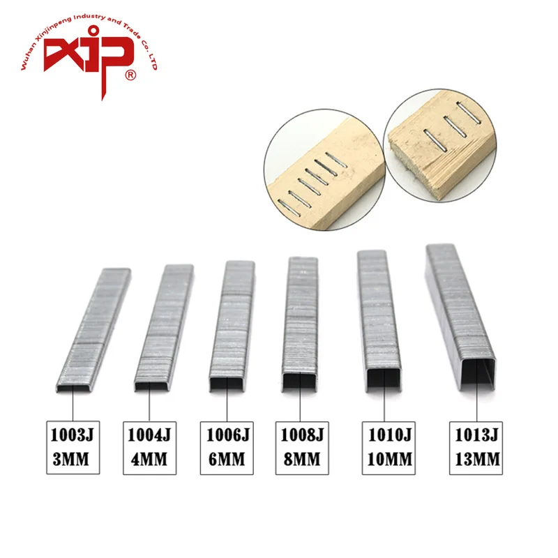 

Staples 1000pcs/box 1006J/1008J/1010J/1013J/1022J Crown Staple Pins for Upholstery Furniture Tacker 1022J Stapler Gun Furniture