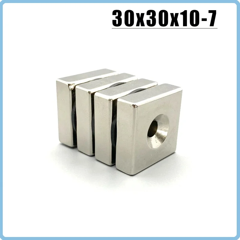 1/2/3Pcs 30x30x10-7 Fridge Tool Magnet Block Magnetic Imane Hardware Hook Accessory for DIY Craft Projects and Home Decoration