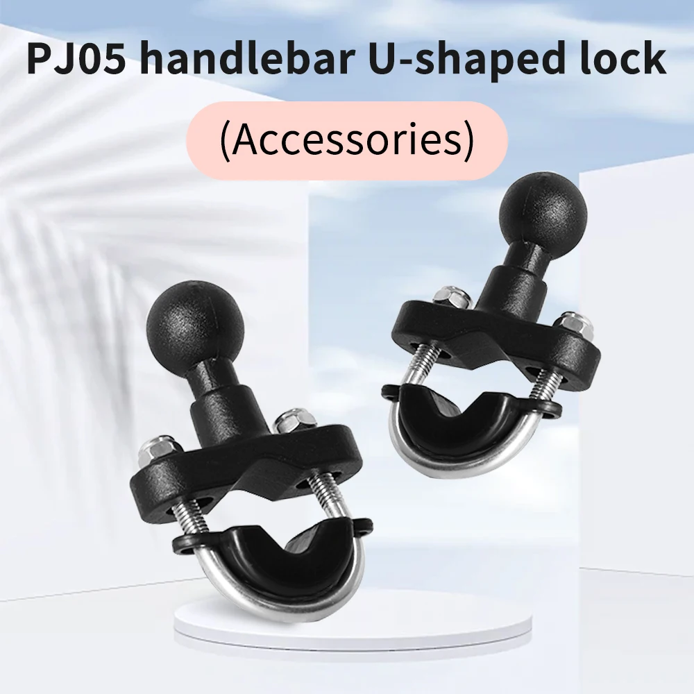 Universal Motorcycle Handlebar U Bolt Mount Base Kit Accessories 2.2cm Ball Clamp Bracket for Motorbike Phone Holder