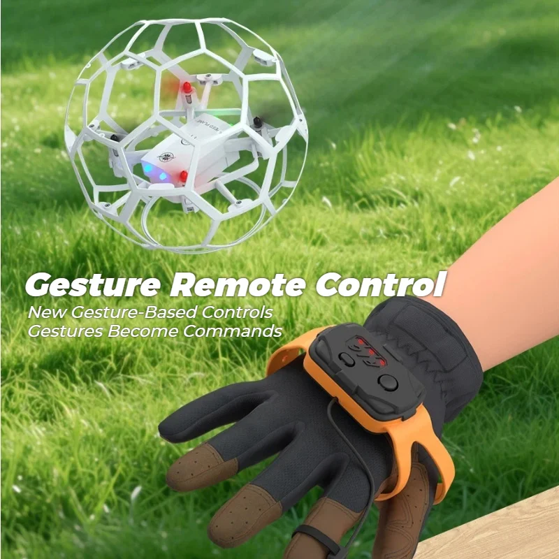 Drone RC Flying Ball Quadcopter avec cascade 3D, Mini UAV d'entraînement Durable pour adolescents, jouet de vol de compétition, cadeau pour garçons