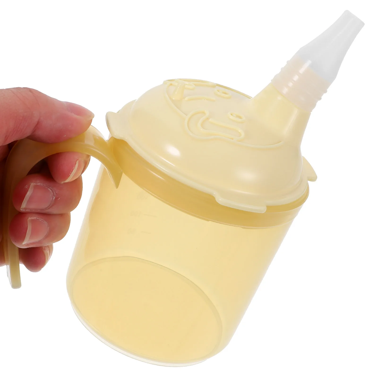 

1Pc Bedridden Patient Drinking Cup Spill Resistant Liquid Feeding Mug For Elderly