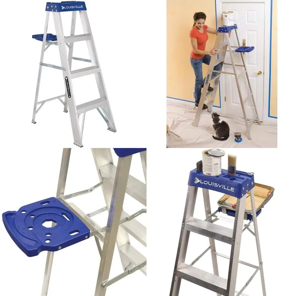 Rieles y separadores de seguridad para extensión de escalera: estabilizador de protección contra caídas mejorado