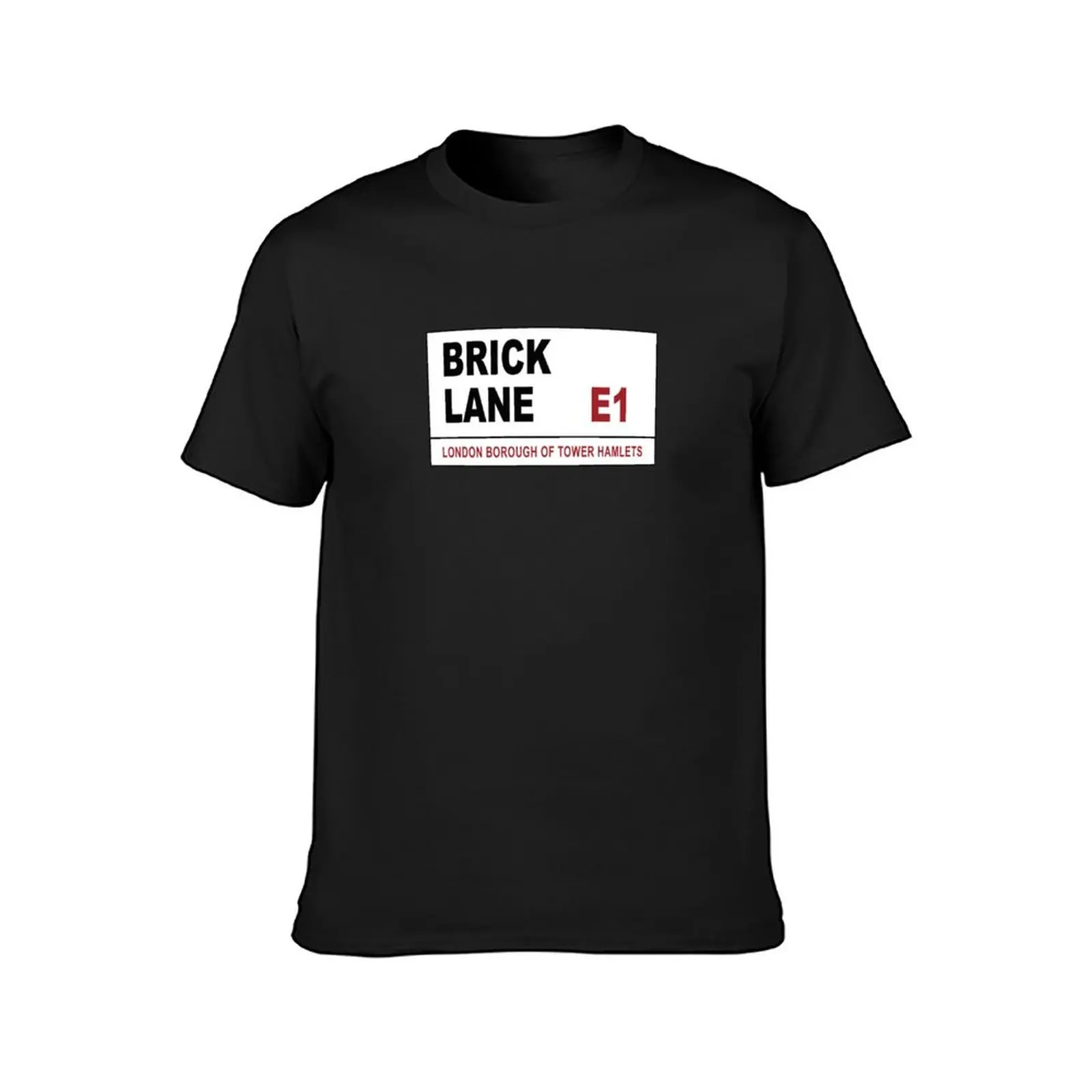 Brick Lane Street Sign T-Shirt customs design your own for a boy anime clothes animal prinfor boys t shirts for men